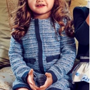 Girls Janie and Jack Collection Tweed Jacket